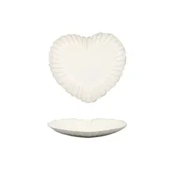 Тарелка для подачи в форме сердца, Carta, Fiore, 21.5 x 19.5 x 2.7 см