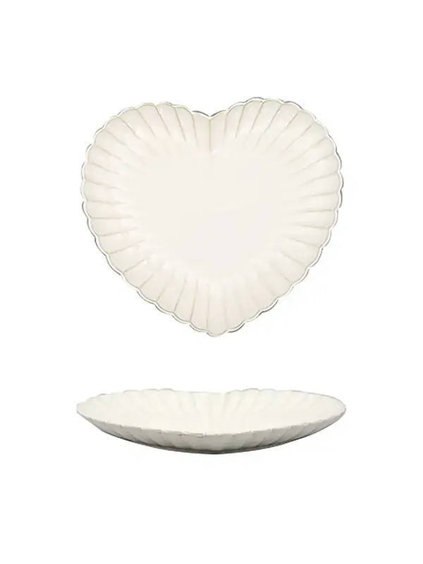 Тарелка для подачи в форме сердца, Carta, Fiore, 28.2 x 25.6 x 3 см