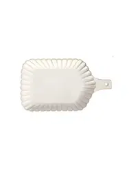 Тарелка прямоуголная с ручкой, Carta, Fiore, 31.5 x 19 x 2.8 см