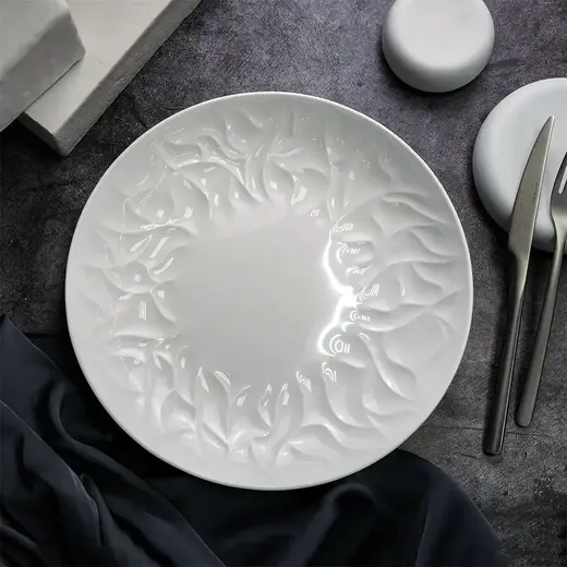 Тарелка полуглубокая, Casa di Fortuna, Origami, 1.12 мл, d 26.9 см, h 4.1 см