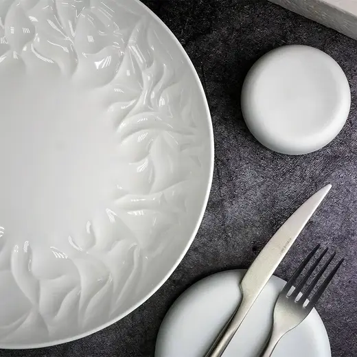 Тарелка полуглубокая, Casa di Fortuna, Origami, 1.12 мл, d 26.9 см, h 4.1 см