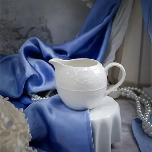 Молочник с ручкой, Casa di Fortuna, Primavera, 190 мл, h 7.6 см, l 11.7 см, b 7.8 см