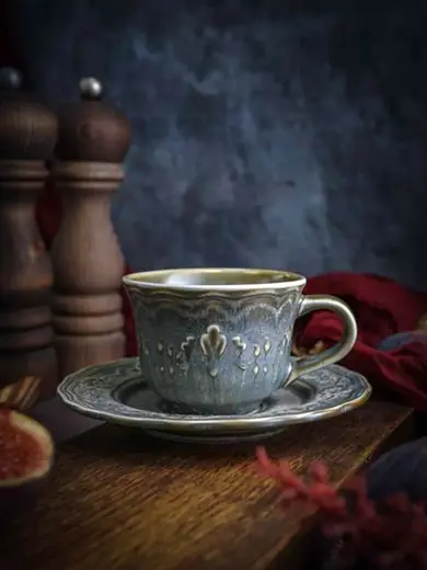 Чашка, Casa di Fortuna, Vintage, 7.3 x 9 x 5.5 см, 100 мл