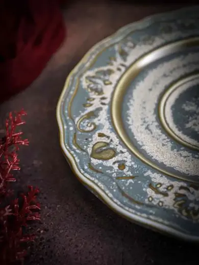 Блюдце, Casa di Fortuna, Vintage, 15 x 1.8 см, (для чашки CDF VN 10)