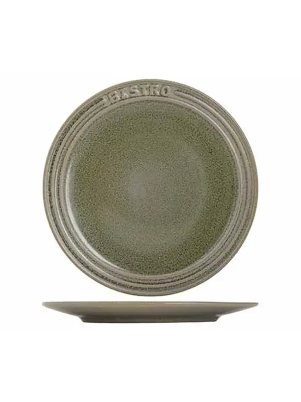 Тарелка мелкая, Cosy & Trendy, Bistro Thyme Green, 21 x 1.5 см
