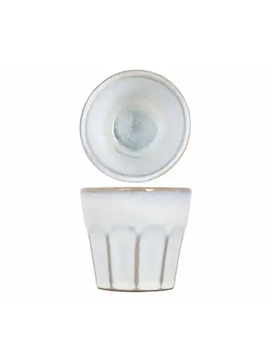 Чашка кофейная без ручки, Cosy & Trendy, Bistro Vintage White, 6.6 x 6.1 см, 90 мл