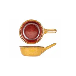 Соусник с ручкой, Cosy & Trendy, Elements Mustard, h 3.7 см, l 10.5 см, b 6.5 см