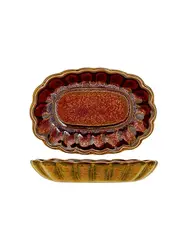 Соусник овальный, Cosy & Trendy, Elements Mustard, h 1.5 см, l 9 см, b 6.5 см