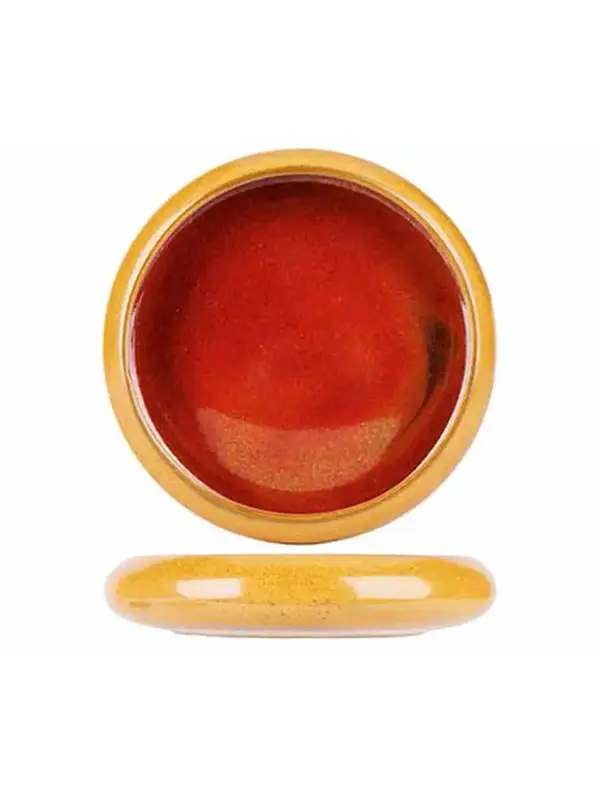 Розетка с закругленным бортом, Cosy & Trendy, Elements Mustard, d 12.8 см, h 3 см