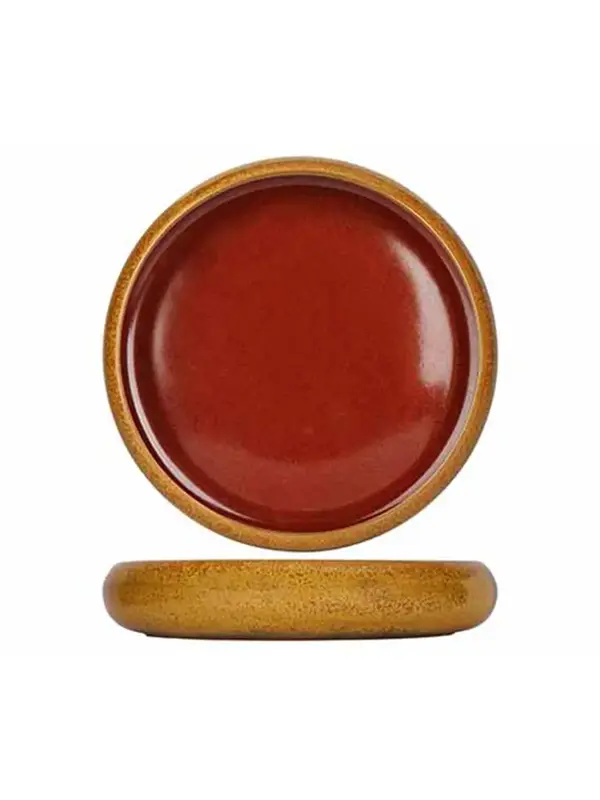 Тарелка с закругленным бортом, Cosy & Trendy, Elements Mustard, d 21.7 см, h 4.5 см