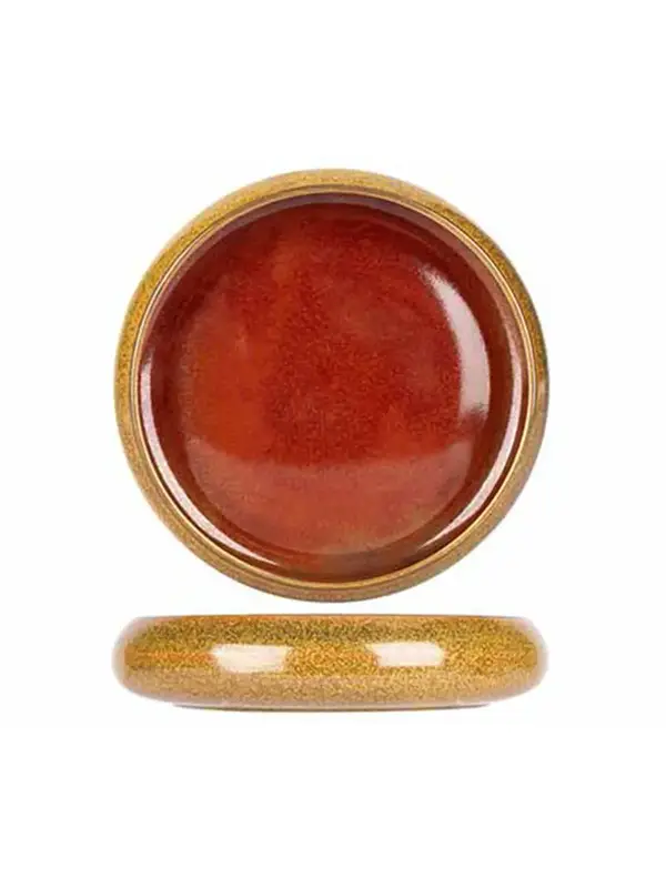 Тарелка с закругленным бортом, Cosy & Trendy, Elements Mustard, d 16.6 см, h 3.8 см