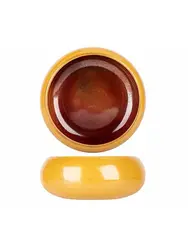 Салатник с закругленным бортом, Cosy & Trendy, Elements Mustard, d 12.6 см, h 5.9 см