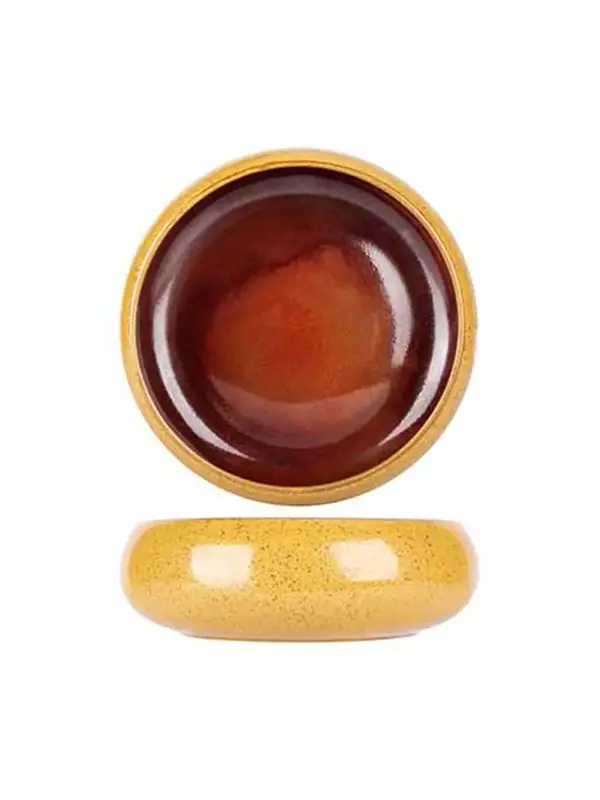 Салатник с закругленным бортом, Cosy & Trendy, Elements Mustard, d 17 см, h 6.2 см