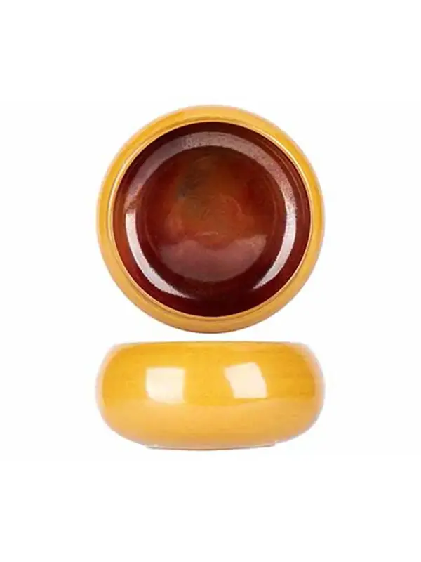 Салатник с закругленным бортом, Cosy & Trendy, Elements Mustard, d 14.5 см, h 8 см