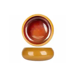 Салатник с закругленным бортом, Cosy & Trendy, Elements Mustard, d 20 см, h 9 см