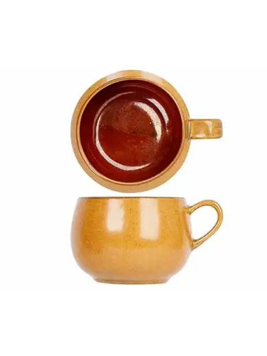 Чашка, Cosy & Trendy, Elements Mustard, 320 мл, d 8.4 см, h 6.8 см