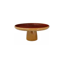 Блюдо на ножке, Cosy & Trendy, Elements Mustard, d 29 см, h 12.5 см