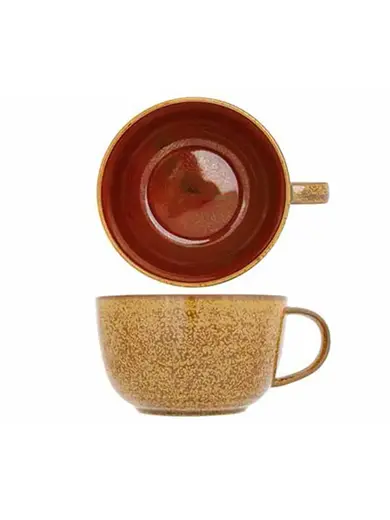 Чашка  /кружка суповая с ручкой, Cosy & Trendy, Elements Mustard, 500 мл, d 12.5 см, h 8 см