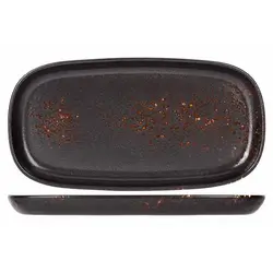 Блюдо прямоугольное, Cosy & Trendy, Etna, h 2.7 см, l 15 см, b 29.5 см