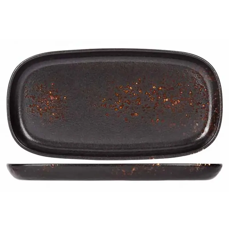 Блюдо прямоугольное, Cosy & Trendy, Etna, h 2.7 см, l 15 см, b 29.5 см