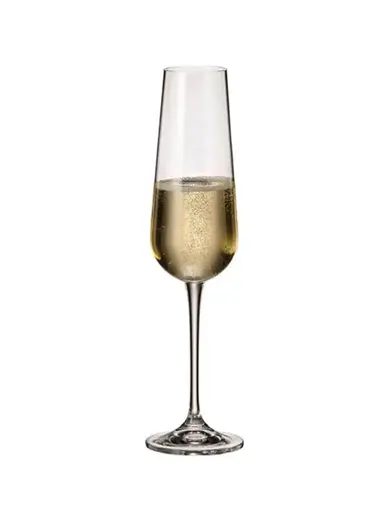 Бокал-флюте, Crystal Bohemia, Ardea, 6.6 x 21.9 см, 220 мл