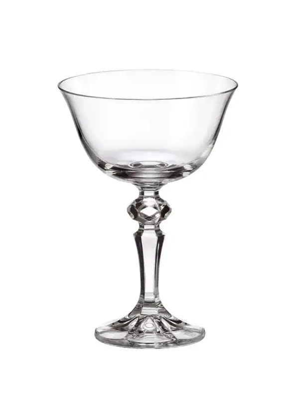 Шампанское-блюдце, Crystal Bohemia, Falco, 10.5 x 15.2 см, 180 мл