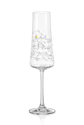 Бокал для шампанского, Crystalex, Extra, Любовь, 210 мл K0777 (*2)