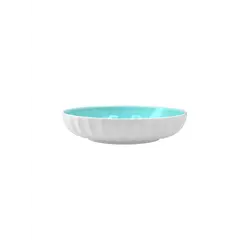 Салатник, FORTESSA. The United Tables Group, Blyss, 19.5 x 3.3 см, 550 мл, бирюзовый