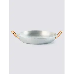 Gibco Сковорода 19х3,5 см с двумя ручками "Арго Эхо", алюминиевая с тиснением