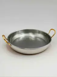 Gibco Сковорода 23х4,5 см с двумя ручками "Бином", алюминиевая с нержавеющей сталью