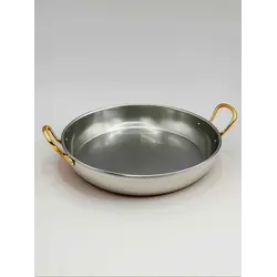 Gibco Сковорода 23х4,5 см с двумя ручками "Бином", алюминиевая с нержавеющей сталью