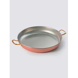 Gibco Сковорода 32х4,5 см с двумя ручками "Бином" медная с нержавеющей сталью