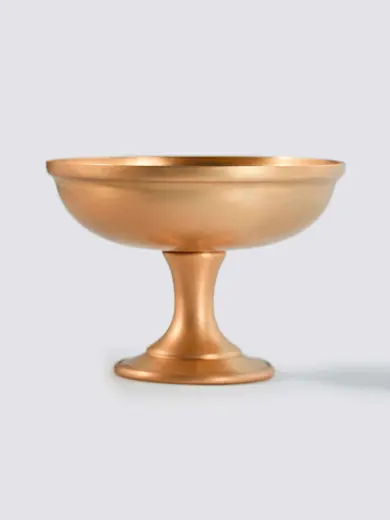 Gibco Креманка на ножке "Брасс" латунная, 11х8,5 см