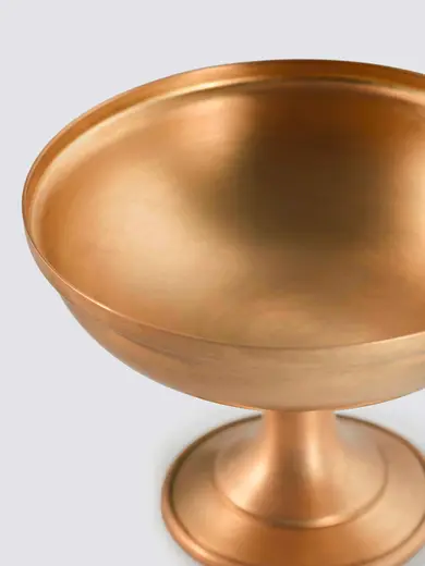 Gibco Креманка на ножке "Брасс" латунная, 11х8,5 см