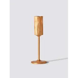 Gibco Подставка для зубочисток на ножке "Брасс" латунная с фактурой вертикальный штрих, 2х10 см