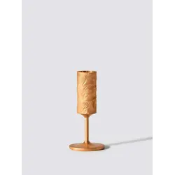 Gibco Подставка для зубочисток на ножке "Брасс " латунная с фактурой косая волна, 2х7,5 см