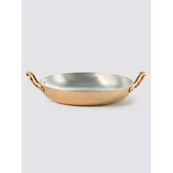 Gibco Сковорода 19х3,5 см с двумя ручками "Брасс", латунная с лужением внутри