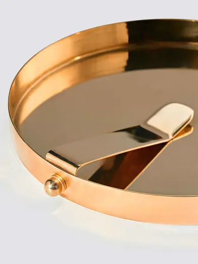 Счетница "Брасс Плюс" латунная, полированная, 16 см