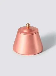 Gibco Сахарница с крышкой "Купер" медная с лужением внутри, 9х8,5 см