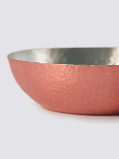 Gibco Пиала 250 мл "Купер Эхо" медная с лужением внутри, с тиснением, 11х3 см