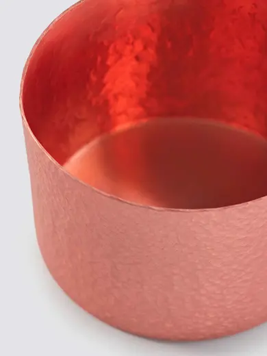 Gibco Сахарница медная "Купер Эхо" с тиснением, 9х6 см