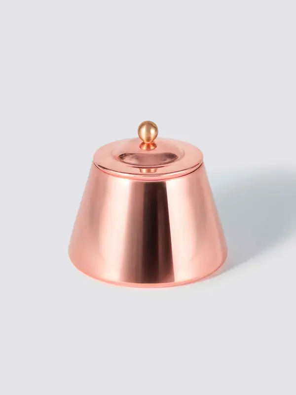 Gibco Сахарница с крышкой "Купер Плюс" медная с лужением внутри, полированная, 9х8,5 см