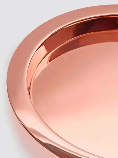 Gibco Поднос 30 см "Купер Плюс" медный, полированный