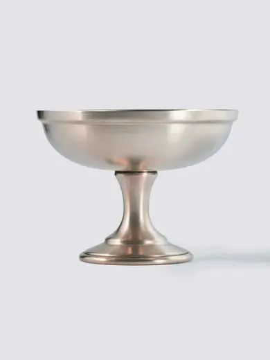 Gibco Креманка на ножке "Нобель" мельхиоровая, 11х8,5 см