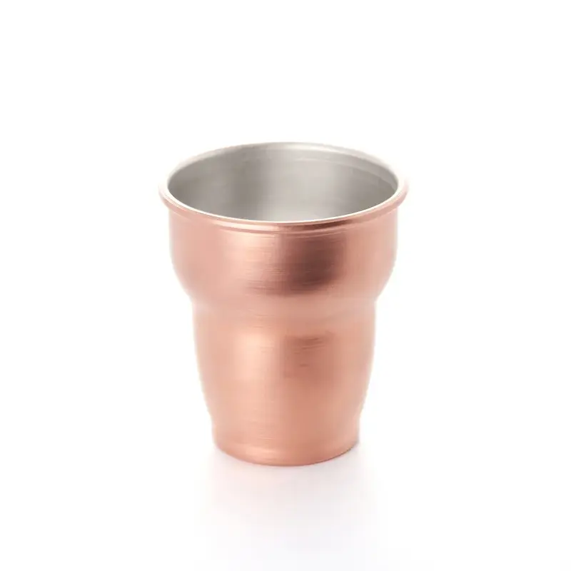 Gibco Стакан 350 мл "Купер", медный, с лужением внутри, 8х9 см