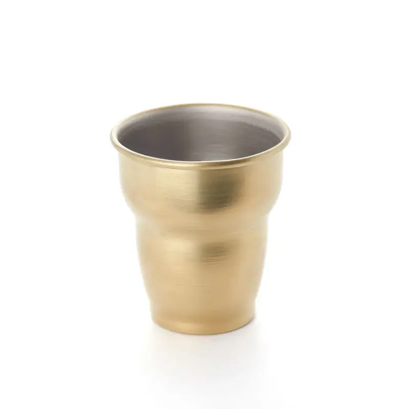 Gibco Стакан 350 мл "Брасс", латунный, с лужением внутри, 8х9 см