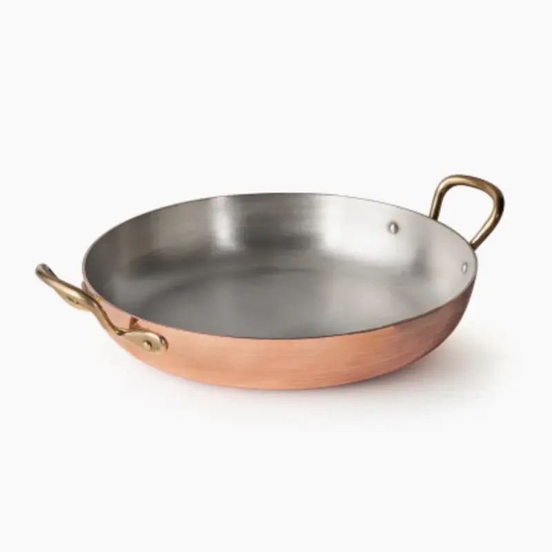 Gibco Сковорода с двумя ручками 19х3,5 см "Купер", медная с лужением внутри