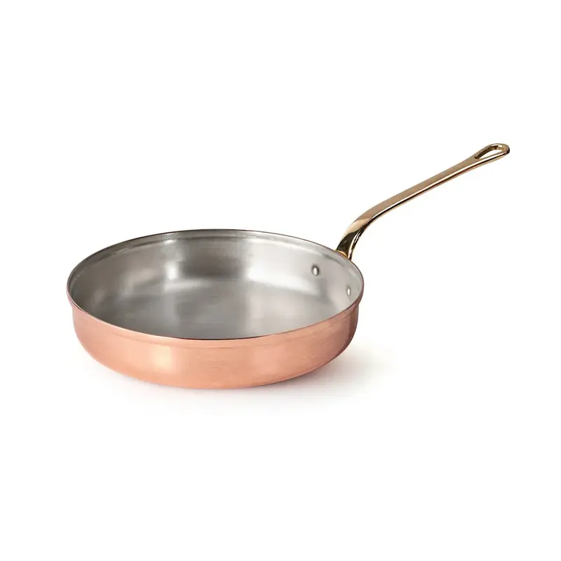 Gibco Сковорода с ручкой 18х4 см "Купер", медная, с лужением внутри