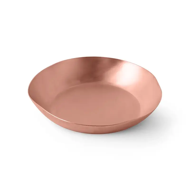 Gibco Блюдо для морепродуктов с неровными краями 30 см "Купер", медное