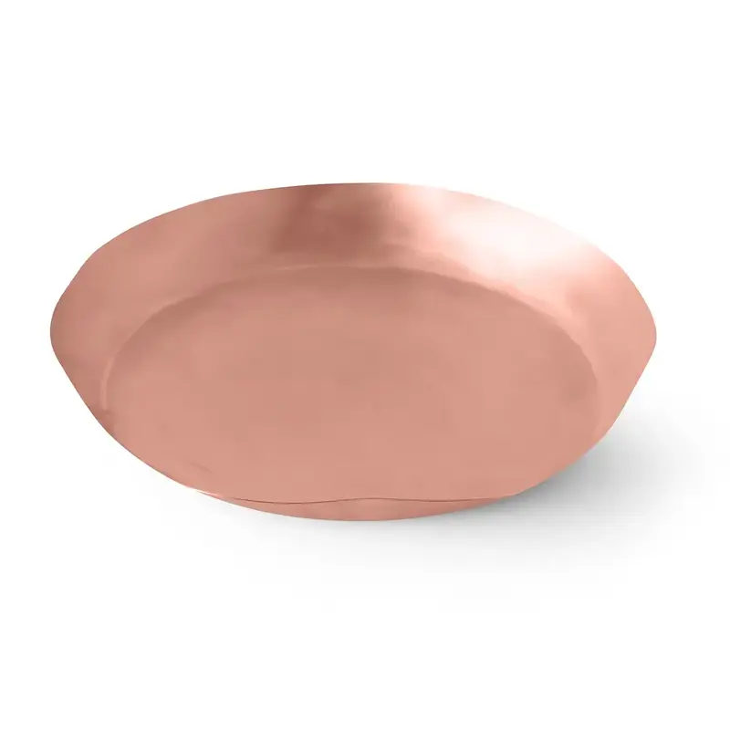 Gibco Блюдо для морепродуктов с неровными краями 35 см "Купер", медное